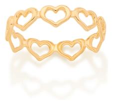 Anel Formado Por Aro No Formato De Coraçõe 512867 Anel Formado Por Aro No Formato De Coraçõe 512867
