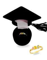 Anel Formatura Abc Infantil Regulavél Colorido Com Caixinha