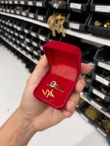 Anel formatura feminino pedra Rosa Turmalina ( Ciências Contábeis )