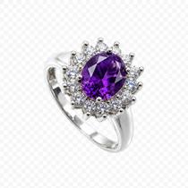 Anel Formatura Feminino Prata 925 Oval