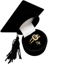 Anel formatura feminino preto onix Anel formatura feminino preto onix