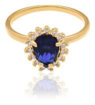 Anel Formatura Gota Sendo Cristal Rommanel 511924