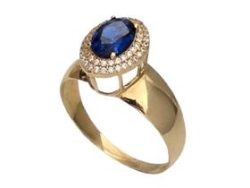 Anel Galeria Alta Feminino, Em Ouro Amarelo 18K