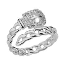 Anel Geométrico Ajustável Em Aço Inoxidável Com Zircônia Para Mulheres, Joia Estética Para Anel Geométrico Ajustável Em Aço Inoxidável Com Zircônia Para Mulheres, Joia Estética Para