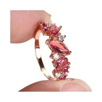 Anel Geométrico Feminino Com Zircônia Cúbica Brilhante, Joia Elegante Para Casamento E Banquete, Anel Geométrico Feminino Com Zircônia Cúbica Brilhante, Joia Elegante Para Casamento E Banquete,