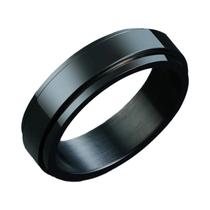 Anel Giratório Masculino De Aço Inoxidável 6/8mm Com Runas Viking Para Alívio Do Estresse, Aliança