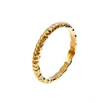 Anel Gominhos Delicado Banhado a Ouro 18k