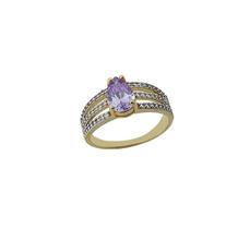 ANEL GOTA SOLITÁRIA COM TRÊS FILEIRAS DE ZIRCÔNIA E GOTA CENTRAL LAVANDA - Elegância e Sofisticação ANEL GOTA SOLITÁRIA COM TRÊS FILEIRAS DE ZIRCÔNIA E GOTA CENTRAL LAVANDA - Elegância e Sofisticação