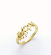 Anel Happy Banho Ouro 18k 3424