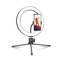 Anel Iluminador LED Flexivel Ring Light Tripe 20cm com Supor