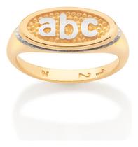 Anel Infantil Oval Abc, Composto Por Bolinha 513023 Anel Infantil Oval Abc, Composto Por Bolinha 513023