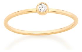 Anel Infantil Solitário , Composto Por 1 Zi 512808 Anel Infantil Solitário , Composto Por 1 Zi 512808