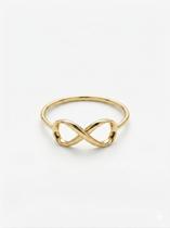 Anel Infinito 18k - 0.55 Cor:AmareloTamanho:21 Anel Infinito 18k - 0.55 Cor:AmareloTamanho:21