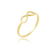 Anel Infinito Ouro 18 Kl 750 Kl