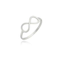Anel Infinito Prata 925 Kl Delicado Mod 02 Anel Infinito Prata 925 Kl Delicado Mod 02