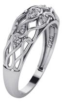 Anel Infinito Zircônias Pura Prata 925 - Melhor Preço Anel Infinito Zircônias Pura Prata 925 - Melhor Preço