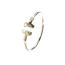 Anel Inspired T Regulável Ródio