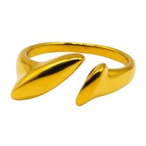 Anel Irmãs Feminino Forma Orgânica Elegante Anel Irmãs Feminino Forma Orgânica Elegante