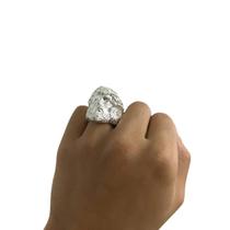 Anel Jesus Cristo 3d - Banhado A Prata 925