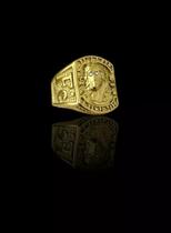 Anel Jesus Deus É Bom Olho Cravejado Banhado A Ouro 18K 3D Anel Jesus Deus É Bom Olho Cravejado Banhado A Ouro 18K 3D