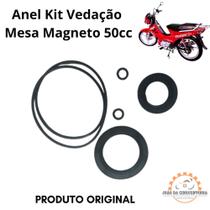 Anel Kit Vedação Mesa Magneto 50cc Dafra Super 50 Cc Super 100 Cc todos os anos