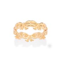 Anel laços banhado a ouro 513549 Rommanel Anel laços banhado a ouro 513549 Rommanel