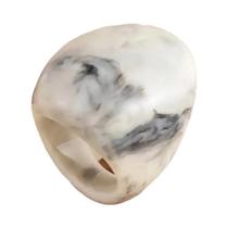 Anel Largo De Resina Geométrica Boho Feminino 6 Estilos Joias De Festa Presente Anel Largo De Resina Geométrica Boho Feminino 6 Estilos Joias De Festa Presente