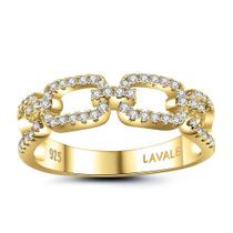 Anel LAVALE Moissanite Sterling Silver D Color VVS1 Tamanho 5-10