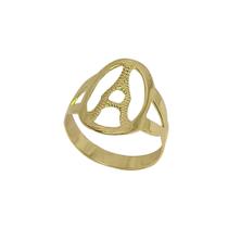 Anel Letra A Banhado a Ouro Elegância Personalizada
