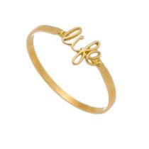 Anel Life Ouro 18 Kl Delicado N. 16 Ao 25