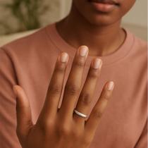 Anel Liso Prata 925 Amaré Minimalista, Masculino e Feminino Tamanhos 14 ao 24