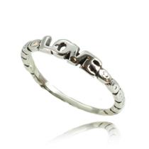 Anel Love Prata Legitima 925