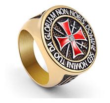 Anel Maçom Mestre Ordem Dos Cavaleiros Templários
