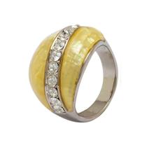 Anel Madrepérola e Strass AN1398 Anel Madrepérola e Strass AN1398