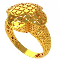 Anel marsilea esteira ouro 18k Sofisticação e Estilo