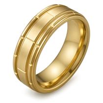 Anel Masculino Ouro Moderno Tijolo Arquiteto Fosco Traçado Anatômico Resistente Presente Anel Masculino Ouro Moderno Tijolo Arquiteto Fosco Traçado Anatômico Resistente Presente