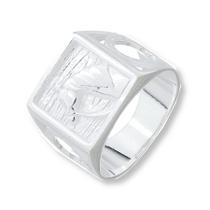 Anel Masculino Prata Legitima Cavalo Ferradura Anel Masculino Prata Legitima Cavalo Ferradura