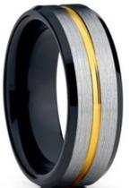 Anel Masculino Prateado Titânio Fosco Dedeira Anel Masculino Prateado Titânio Fosco Dedeira