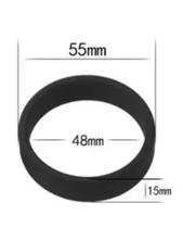 Anel Masculino Silicone Largo 4,8 cm