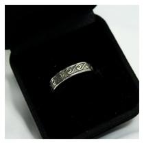 Anel Masculino Unisex Prata 925 de lei Bali Indiano Largo Ondas Oceano Anel Masculino Unisex Prata 925 de lei Bali Indiano Largo Ondas Oceano