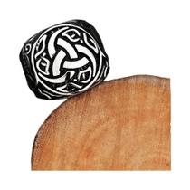 Anel Masculino Vintage Dragão Viking Em Aço Titânio Joia De Aço Inoxidável Com Estilo E Temperamento