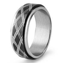 Anel Masculino West Coast Jewelry - Aço Inoxidável - Tamanho 11