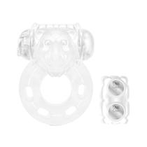 Anel Massageador Masculino Vibração Silicone