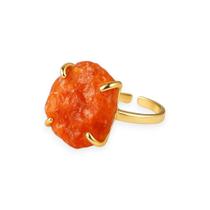 Anel Maxi Calcita Laranja