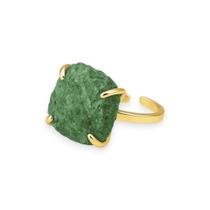 Anel Maxi Crisocola Verde