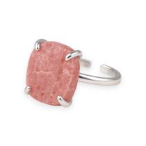 Anel Maxi Jaspe Rosa