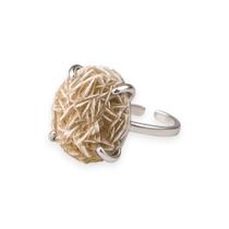 Anel Maxi Rosa do Deserto