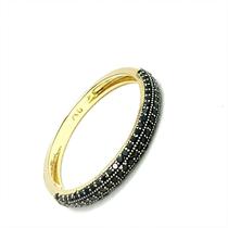 Anel Meia Aliança Aparador Cravejado De Espinélios Em Prata Com Banho De Ouro 18k 1677 Anel Meia Aliança Aparador Cravejado De Espinélios Em Prata Com Banho De Ouro 18k 1677