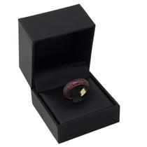 Anel Meia Aliança Aparador Zirconias Banho De Ouro 18k 3067