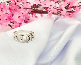 Anel Metal Elos Corrente 18